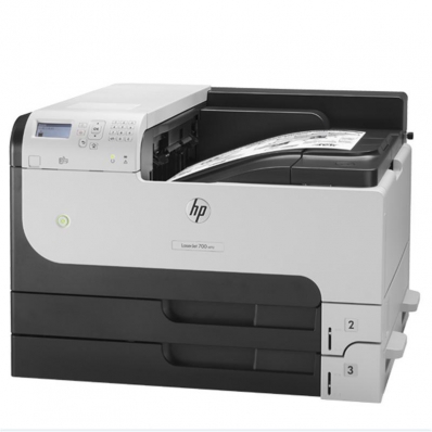惠普(HP) LaserJet Enterprise 700 M712dn 黑白激光打印機(jī) 有線網(wǎng)絡(luò)打印 手動(dòng)雙面打印 A3幅面 灰色 LaserJet Enterprise 700 M712dn